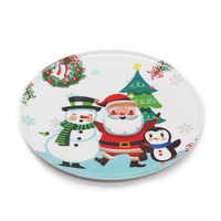 Großhandel Restaurant Weihnachten Hochzeit Modern Design Tisch Ware Teller Set Melamin Dish Round Plastic Custom ized