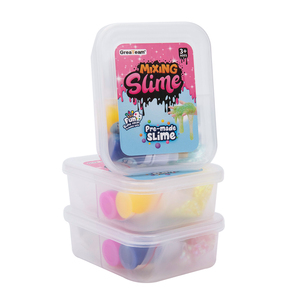 Factory Price DIY Mixing Slime <b>Kit</b> Science Glitter Inside Toy Kids <b>Clay</b> Reuse Plastic Box Packaging Fuzzy Fashion Toys - Product Image 1