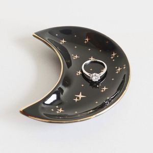 Custom Logo Moon <b>Plate</b> Trinket Tray <b>Ring</b> Ceramics Jewelry Dish Valentine's Day Gift - Product Image 5