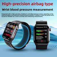 Montre connectée sportive en alliage F530 avec écran IPS, ECG, surveillance de la pression artérielle et du sommeil, pompe à air, étanche pour adultes, suivi de la forme physique