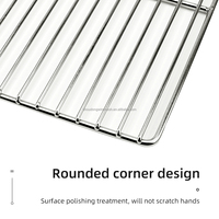 Grilles de barbecue personnalisables en acier inoxydable 304 de qualité alimentaire