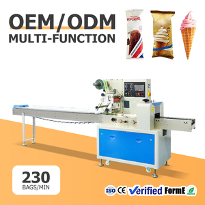 Máquina automática para envasar helados y alimentos fríos, máquina de embalaje tipo almohada, máquina selladora de envases, equipo de envasado de alimentos - Product Image 1