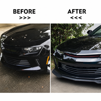 Lèvre de pare-chocs avant en plastique ABS de haute qualité pour Chevrolet Camaro RS ZL1 2016-2018, style splitter, kit carrosserie