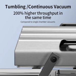 Machine d'emballage sous vide commerciale à double chambre de grande taille DZ-820/2SA pour riz, aliments frais, thé, viande et snacks - Product Image 6