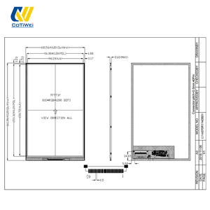 ЖК-дисплей 7,0 дюймов с высоким разрешением, совместимый с сенсорным экраном RGB MIPI 40Pin, 7 дюймов <span class=keywords><strong>TFT</strong></span>, вторичный дисплей, ЖК-модули - Product Image 3