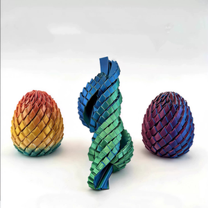 Juguetes Impresos en 3D, Bolas Giratorias de Huevo de Dragón de Varios Colores, Juguetes Creativos Únicos para Aliviar el Estrés - Product Image 3