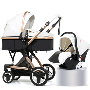 Vente en gros bon marché 2023 Nouveau système de voyage de luxe Poussette bébé 3 en 1 avec <span class=keywords><strong>nacelle</strong></span> - Product Image 3