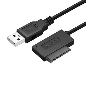 <span class=keywords><strong>Adaptador</strong></span> <span class=keywords><strong>USB</strong></span> PC 6P 7P CD <span class=keywords><strong>DVD</strong></span> Rom <span class=keywords><strong>SATA</strong></span> <span class=keywords><strong>a</strong></span> <span class=keywords><strong>USB</strong></span> 2,0 convertidor Slimline <span class=keywords><strong>Sata</strong></span> <span class=keywords><strong>adaptador</strong></span> de 13 pines Cable de unidad para PC portátil - Product Image 2