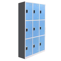 Casier de rangement de salle de gym pour carte/bracelet de parc aquatique Serrure à capteur Casier de vestiaire d'étudiant de l'école Casier de personnel de bureau