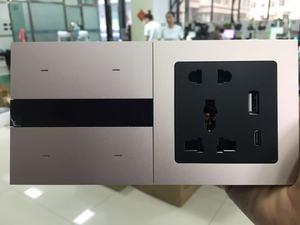 Interrupteur mural intelligent Tuya 4 voies, contrôle de scène de lumière électrique, compatible Alexa, contrôle vocal et via application, prise UK M8 Pro - Product Image 6