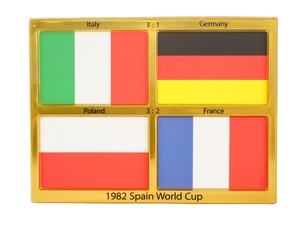 Set de Decoración <span class=keywords><strong>con</strong></span> Banderas de las Cuatro Finales de la Copa <span class=keywords><strong>Mundial</strong></span> de la FIFA - Banderas Deportivas Resistentes de PET, 22 Piezas, Personalizables <span class=keywords><strong>con</strong></span> Impresión Serigrafiada - Product Image 4