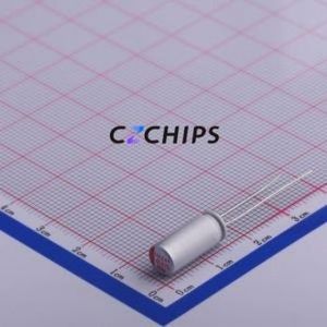 ตัวเก็บประจุแบบแข็ง 250ARHA471M06A4P00 แบบ Through hole (THT) ขนาด D6.3xL13.5 มม. 470uF 20% 25V 3.8A100kHz - Product Image 1