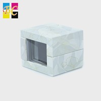 Boîtes cadeaux de luxe à ouverture élévatrice au design moderne, personnalisables, avec fenêtre transparente, pour bijoux et montres de luxe