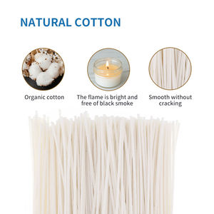 Mechas de Algodón Natural para Velas, Longitud Personalizada, Listas para Enviar al por Mayor, Mechas Ecológicas para Fabricación de Velas de Soja - Product Image 3