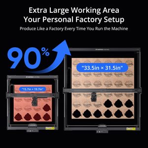 800*850Mm 400 mm/giây Tự Động Lấy Nét Atomstack X70 A70 Max 70W Khắc <span class=keywords><strong>Laser</strong></span> Và Máy Cắt Cho Gỗ Kim Loại Gốm Sứ Tự Làm Dự Án - Product Image 3