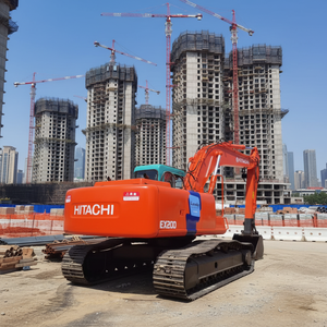 ขายด่วน รถขุดฮิตาชิ EX200 มือสอง แท้ 20 ตัน เครื่องยนต์ดีเซล อีซูซุ เกียร์คุณภาพดี ระบบไฮดรอลิกเชื่อถือได้ เครื่องจักรพร้อมใช้งาน - Product Image 1