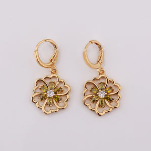 Bijoux de Bali, accessoires de <span class=keywords><strong>princesse</strong></span> en strass, boucles d'oreilles à piquer - Product Image 1