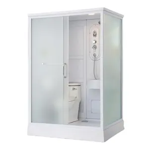 Unidad de baño prefabricada personalizada XNCP, WC móvil Simple para hoteles, cuarto de ducha integrado de acrílico Rectangular para dormitorios familiares