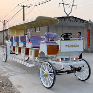 Parc d'attractions Tourisme Cheval Wagon Loisirs Voyage Cheval Cart Mariage Style Européen Véhicule de tourisme électrique - Product Image 5