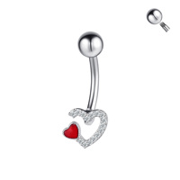 Chaîne de ventre sexy en acier inoxydable avec zircon et serti circulaire pour femme, bijoux de mode classiques QHSB-0030
