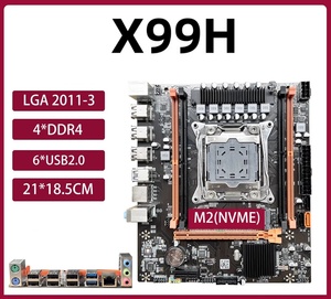 ชุดเมนบอร์ด Intel X99 X79 Micro-ATX รุ่นใหม่ LGA2011-3 รองรับ Xeon E3 V2/V3/V4 DDR3/DDR4 4-Channel M.2 NVMe USB3.0 สำหรับเดสก์ท็อป 128GB - Product Image 5