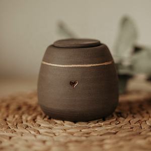 סיטונאי מותאם אישית של חיות מחמד קרמיקה מחמד חתול וכלב זיכרון מיני כד - Product Image 3