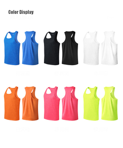 เสื้อกล้ามวิ่งแบบแห้งเร็ว ผ้าตาข่ายระบายอากาศ น้ำหนักเบา ไร้ตะเข็บ พิมพ์ลายแบบซับลิเมชั่น สำหรับวิ่งมาราธอน - Product Image 5