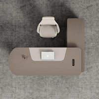 Bureau de direction série Weila 2m WL-04, mobilier de bureau moderne, OEM/ODM, taille, couleur et logo personnalisables