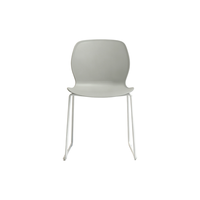 Chaise de salle à manger ergonomique en plastique avec pieds en métal, idéale pour la maison, la cuisine, le café et les salons de thé – Approvisionnement direct usine