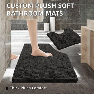 Alfombra de Baño Personalizada, Moderna, Acolchada, Suave, Antideslizante, Apta para Mascotas, Extra Gruesa, para Hotel y Hogar - Product Image 2