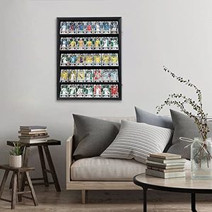 35 phân loại thẻ thể thao hiển thị trường hợp có thể khóa tủ tường với uv-chống xem rõ ràng thẻ bóng chày hiển thị trường hợp cho bóng đá - Product Image 4