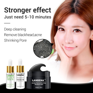 <span class=keywords><strong>LANBENA</strong></span> carbón de la espinilla máscara tiras de poro pelar máscara pore minimizer suero - Product Image 2
