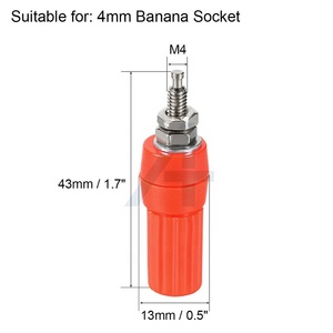 Jialun M4 * 45 ràng buộc bài 4mm pin điện thiết bị đầu cuối kết nối ràng buộc bài thiết bị đầu cuối - Product Image 3