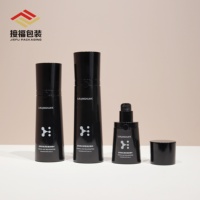 Nouvelle bouteille conique de luxe haut de gamme à fond épais, ensemble de flacons de 30 ml à 120 ml, flacon d'eau cosmétique, emballage de crème de 50 à 100 g, flacon en verre