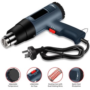 Pistolet thermique 1000W à température réglable pour le covering de voiture DIY et le film de pare-brise - Product Image 4