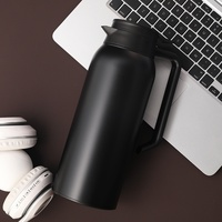 Bouteille isotherme sous vide en acier inoxydable 304 grande capacité pour la maison, isolation thermique de 6 à 12 heures, design moderne, vente en gros