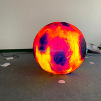Boules de planète LED / Planètes gonflables avec lumière LED pour la promotion ou la décoration de fête