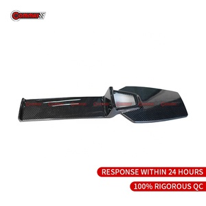 Pièces intérieures de voiture de qualité supérieure en fibre de carbone sèche, style OEM, panneau de rangement de la console centrale pour kit intérieur Ferrari 458 - Product Image 5