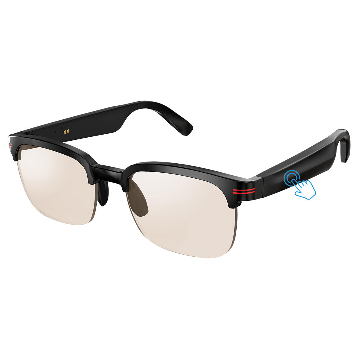 2026 GS200 Outdoor Sports Smart Glasses 150mAh Smart Audio Music Stereo Surround Wireless Glasses Sunglasses for Men Women