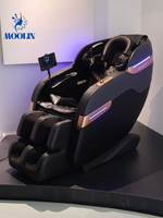 Fauteuil de massage électrique MOOLIN de haute qualité, 3D, zéro gravité, pour le corps entier, soins du corps, salon SPA, avec fonction de pétrissage chauffant et inclinable