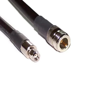LMR400 kablo RP SMA erkek N dişi lmr400 koaksiyel kablo açık helyum kablosu 10ft 25ft 30ft 50ft özelleştirilmiş
