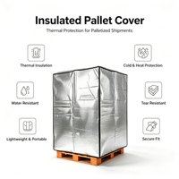 Housse de palette thermique Cool Shield sur mesure, réutilisable, imperméable, en aluminium robuste pour l'expédition