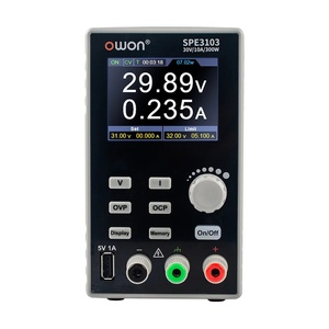 OWON แหล่งจ่ายไฟ DC แบบ 1 ช่อง SPE3103 SPE6103 10A ปรับได้ 60V สำหรับห้องปฏิบัติการ จอ LCD 2.8 นิ้ว เครื่องควบคุมแรงดันไฟฟ้า - Product Image 1