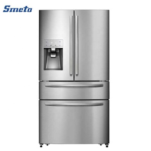 Réfrigérateur à porte française en acier inoxydable 516L avec distributeur d'eau - Product Image 6