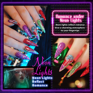 R S Nail Neon Fairyland Gel Nail Supplies Oem Private Label Long Lasting 15ml Colorful Gel Polish - Product Image 5