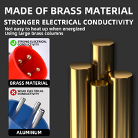 Enchufe Industrial Macho de 4 Pines y 63A, Resistente al Agua IP67, de Alto Rendimiento, Tipo CEE, para la Industria Minera y Química