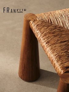 Im Lặng Cổ Điển Thiết Kế Ghế Ăn Hiện Đại Rắn Gỗ Đồ Nội Thất Nhà Nhập Khẩu Tếch Cỏ Mây Cho Homestay Ghế Cổ Sử Dụng - Product Image 4