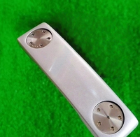 Putter de golf forgé en argent avec manche en acier et poignée en caoutchouc, 33-35 pouces, unisexe, droitier, pour les compétitions et l'entraînement quotidien