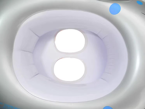 SZ ZHN Siège gonflable portable <span class=keywords><strong>pliable</strong></span> en PVC écologique de haute qualité, radeau de sécurité, bouée de natation requin flottante pour enfants - Product Image 2