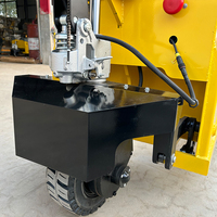 Halb-Elektrischer Geländepalettenhubwagen mit Hydraulischer Hebevorrichtung für Schwere Lasten, Einfache Bedienung, Robuste und Langlebige Batterie